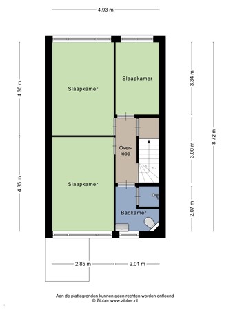 Floorplan - Bootstraat 21, 3295 TB 's-Gravendeel